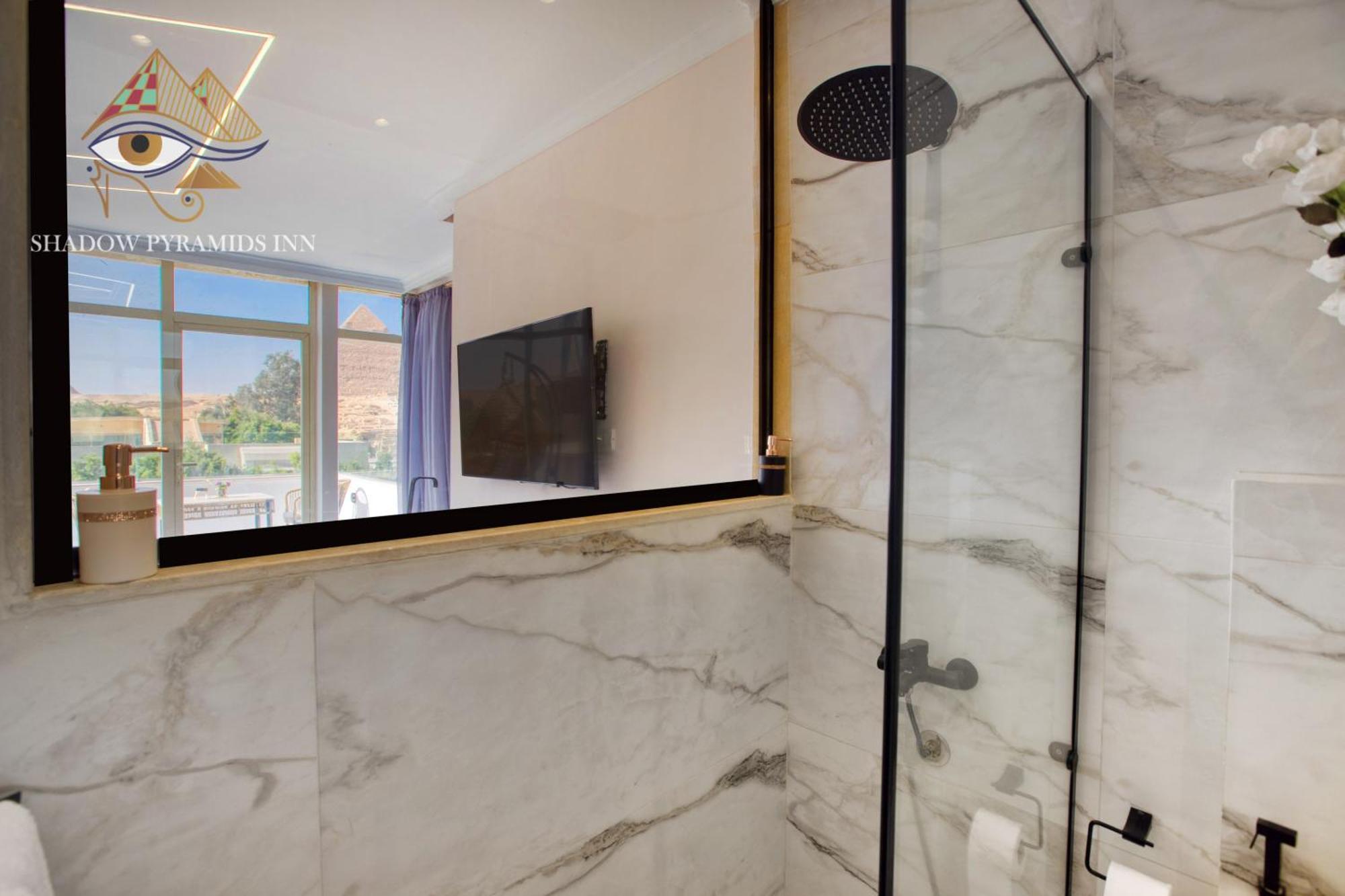 Shadow Pyramids Suites And Jacuzzi Kafrat al Jabal Bagian luar foto